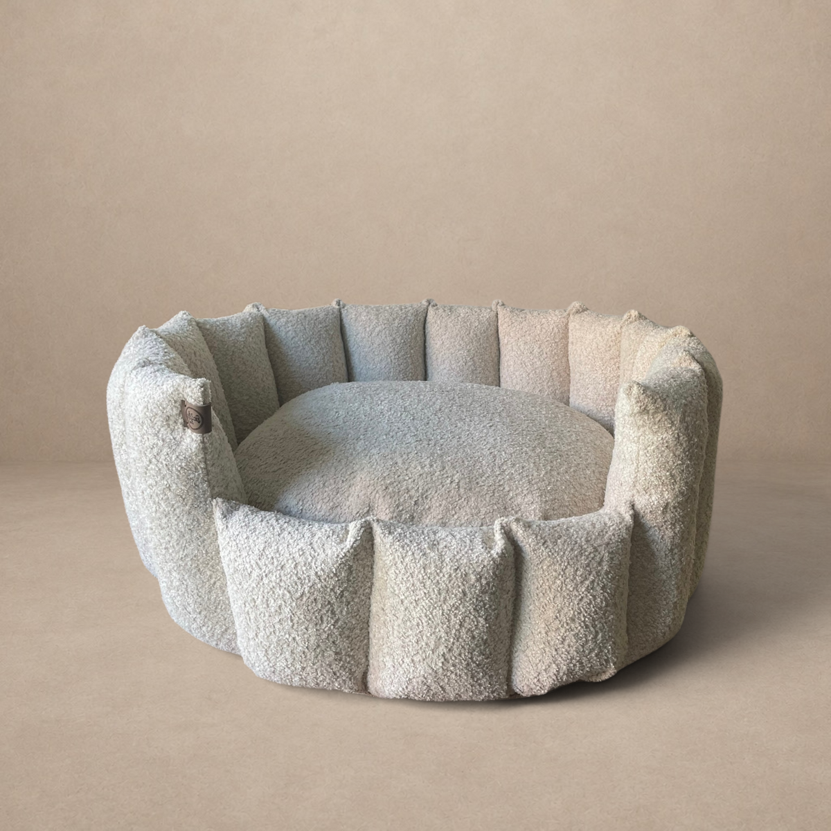Luxury Handmade Boucle Pocket Sided Dog/cat/pet Bed with removable cushion