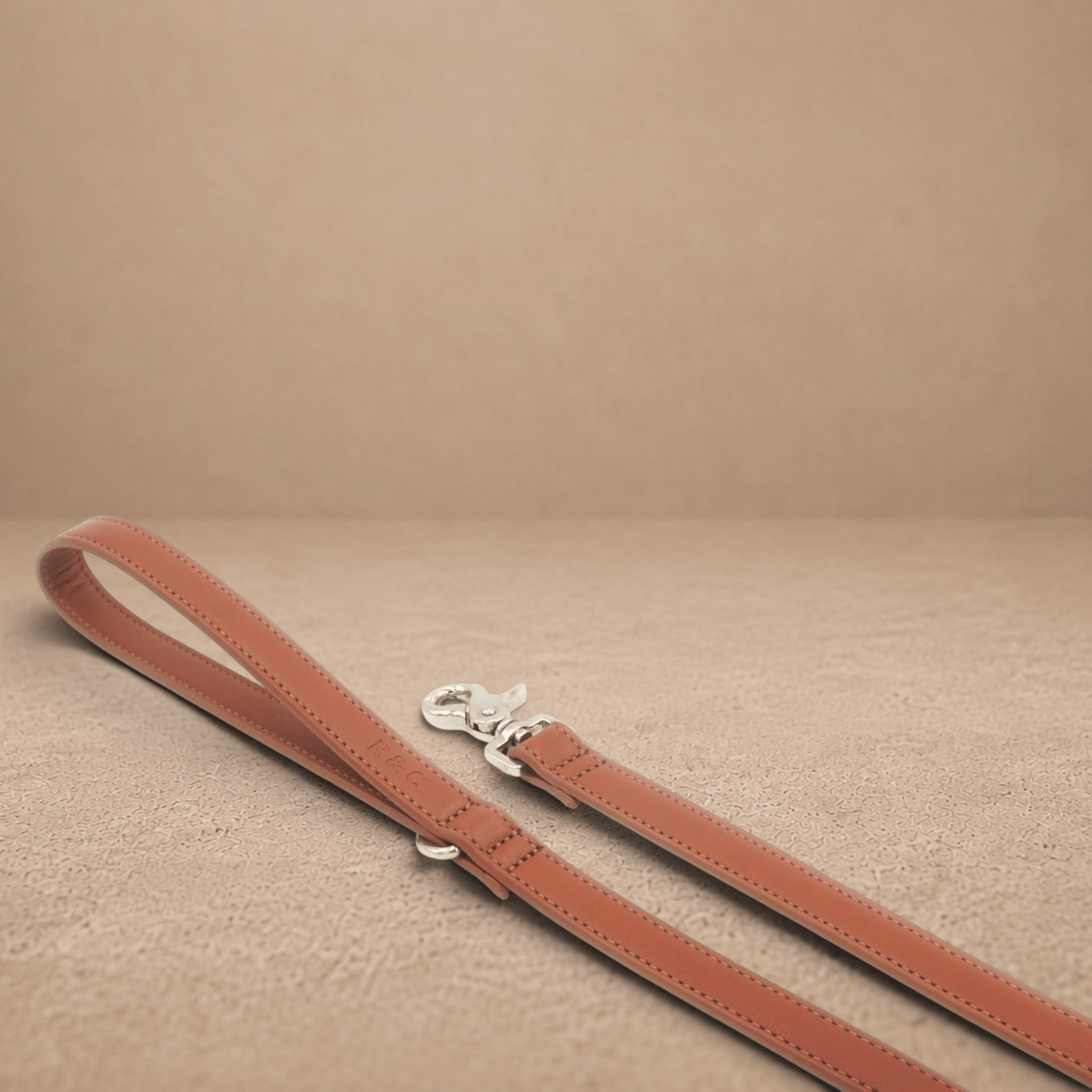 Brown Leather Dog Lead