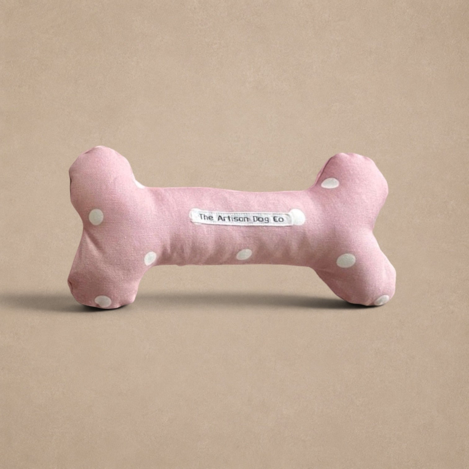 Handcrafted Toy Squeaky Dog Bone - choice of fabrics