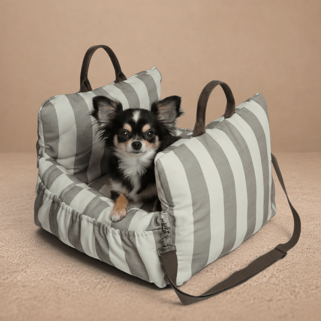 Lara Dog Striped Car Seat