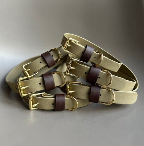 Loki Khaki & Brown Colour Block Collar