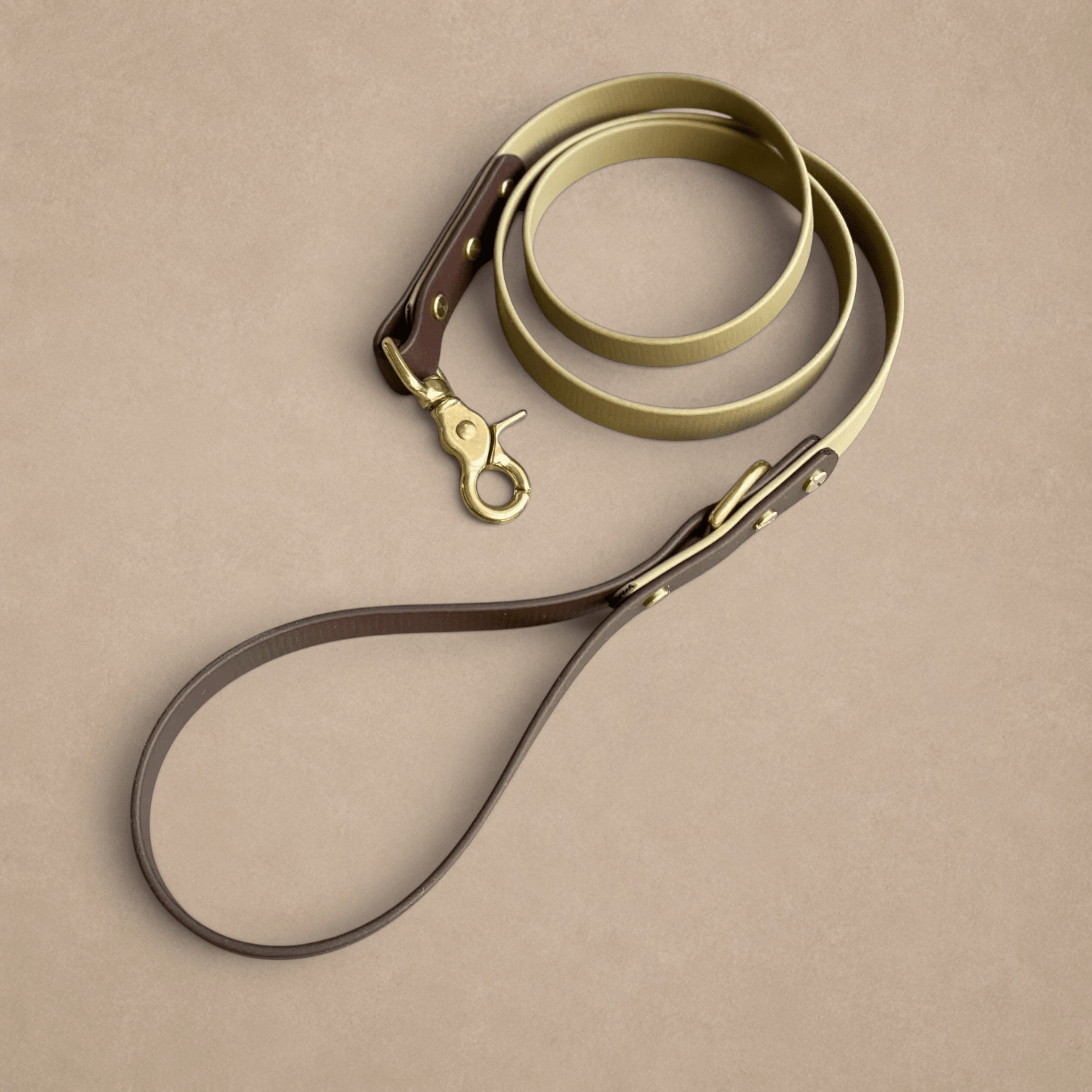 Loki Olive & Brown Colour Block Lead