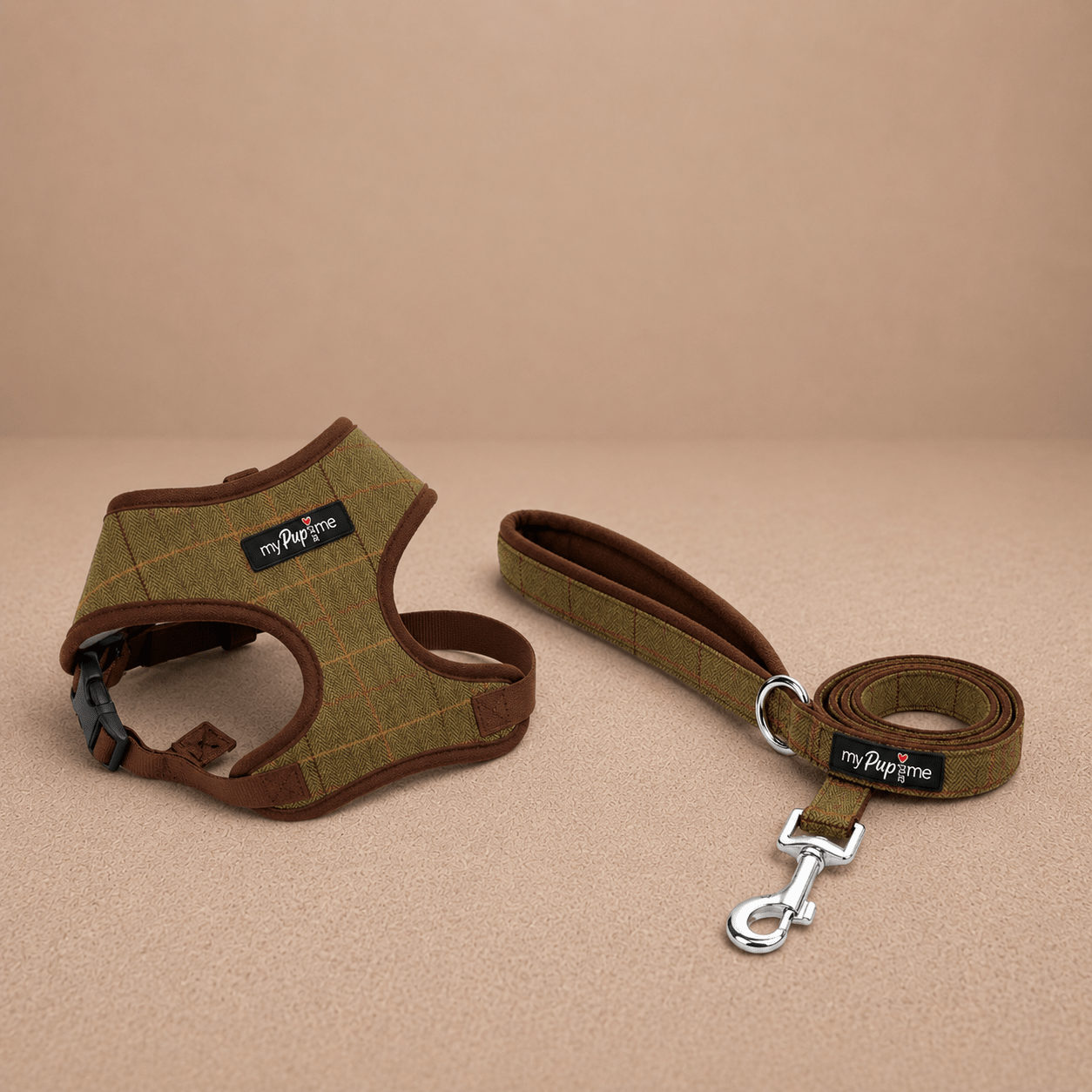 Luxury Tweed Harness by My Pup and Me