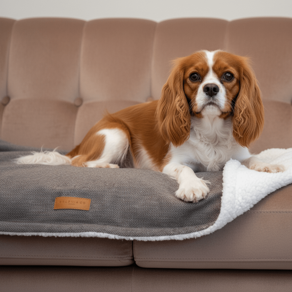 Luxury Washable Tweed Dog Blanket | Lincoln