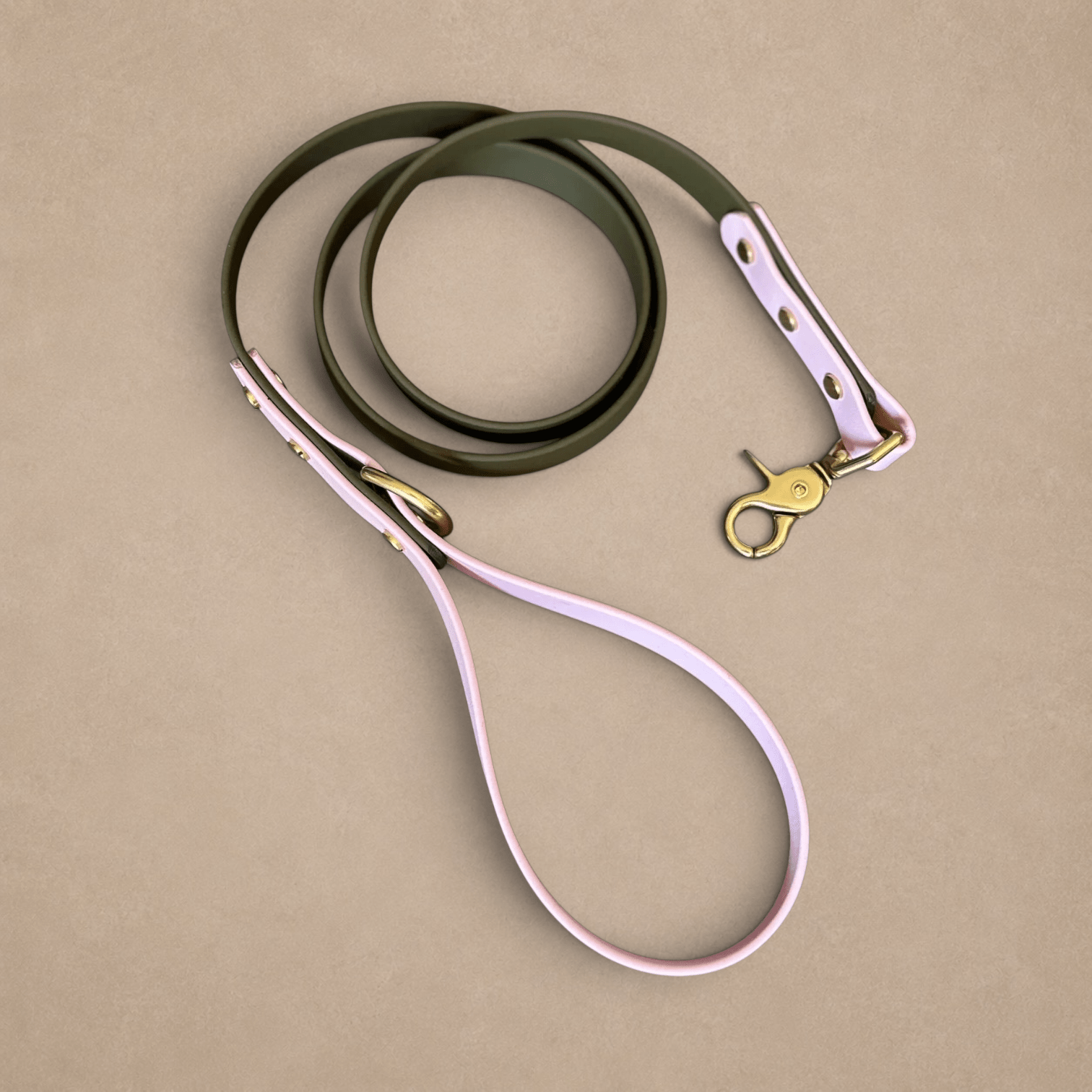 Petra Olive & Pastel Pink Colour Block Lead