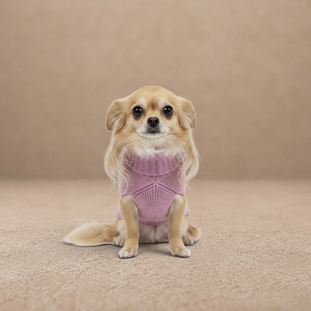 Pink Cashmere Dog Jumper