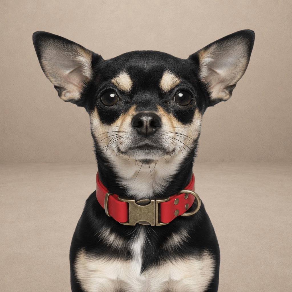 Red Waterproof Biothane Metal Clasp Dog Collar
