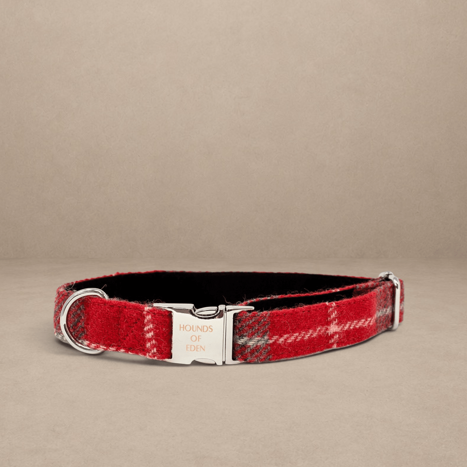 'Sammi' - Red & Grey Check Dog Harness