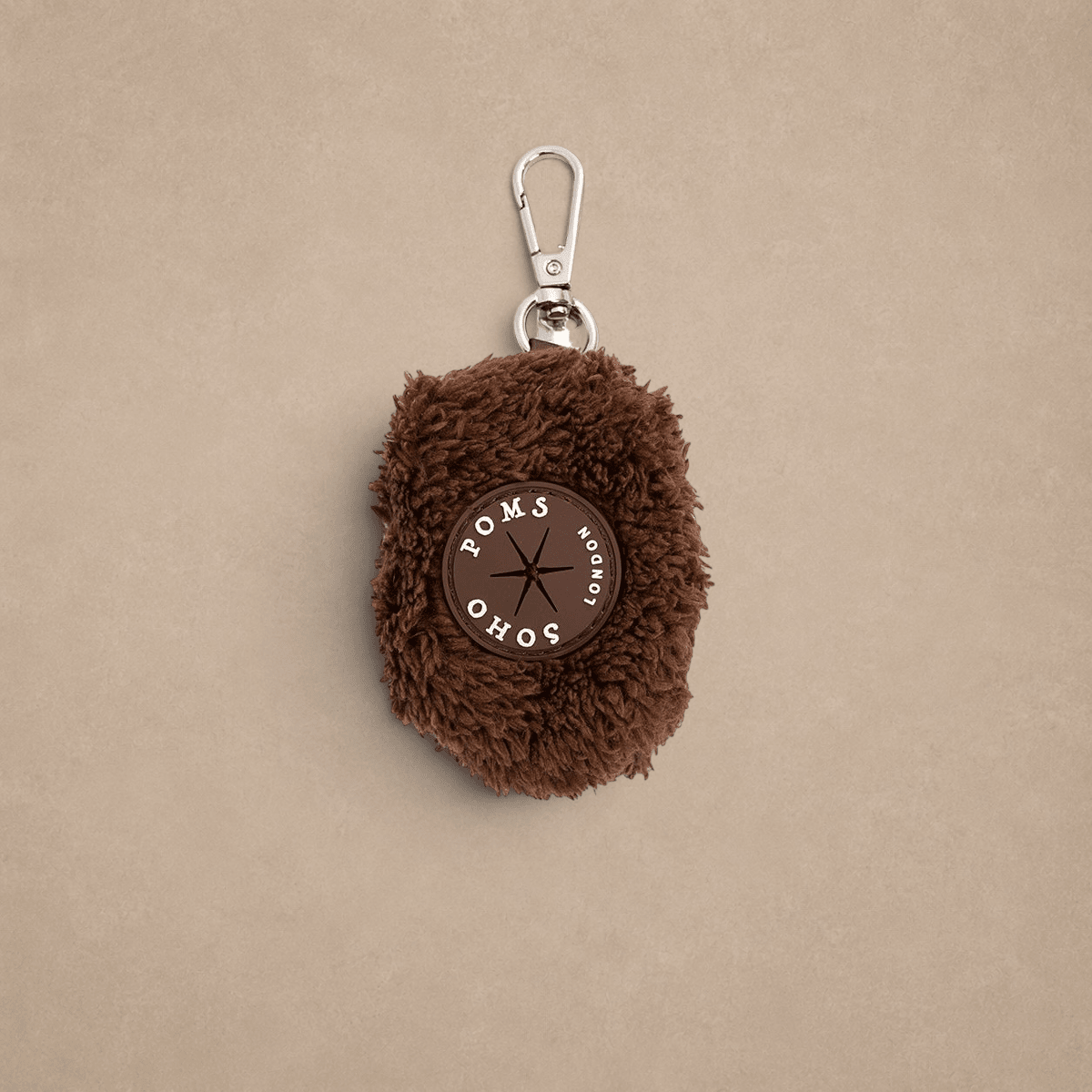 Soho Poms Carnaby Poo Bag Dispenser Pouch - Cocoa Bean