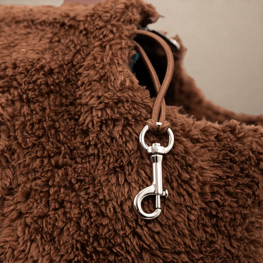 Soho Poms Carnaby Teddy Bear Carrier - Cocoa Bean