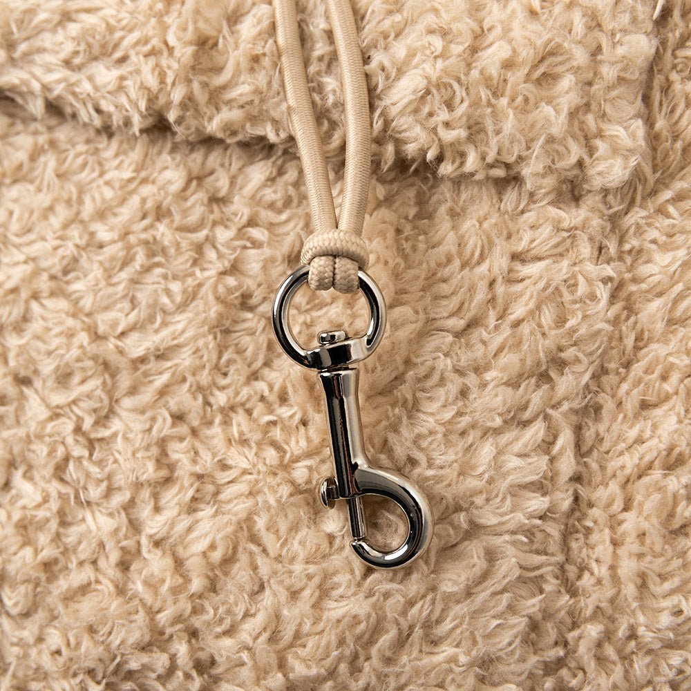 Soho Poms Carnaby Teddy Bear Carrier - Vanilla Cream