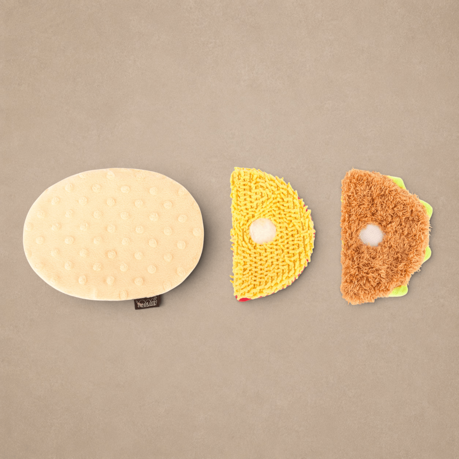 Taco dog toy