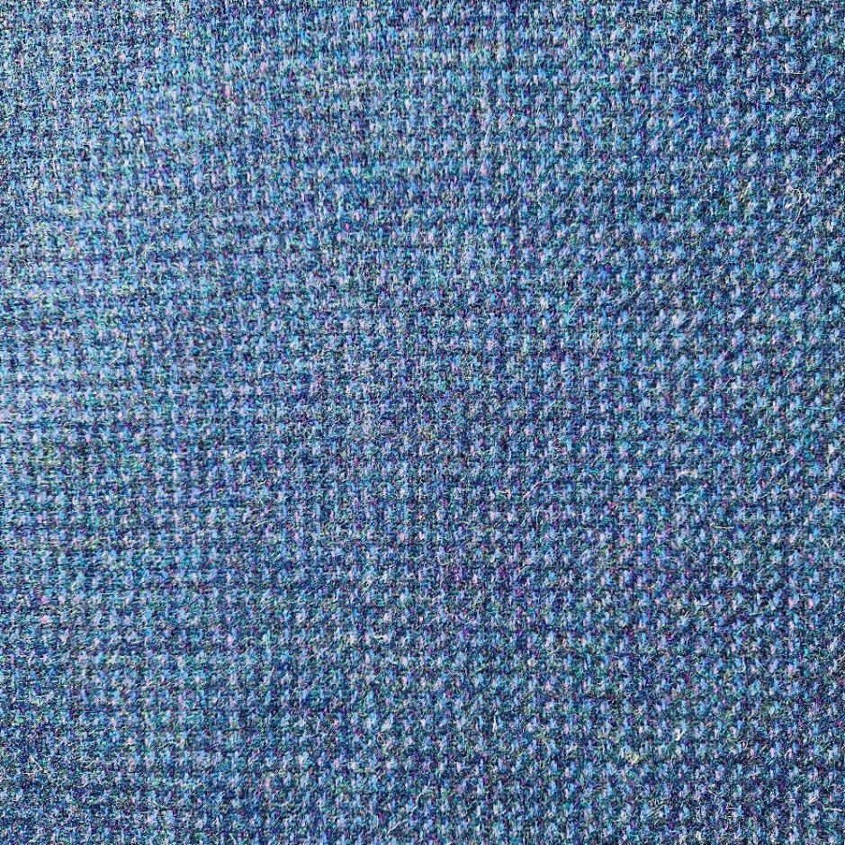 Teal With a Touch of Blue - Buckle Fastening Luxury Harris Tweed Dog Collar