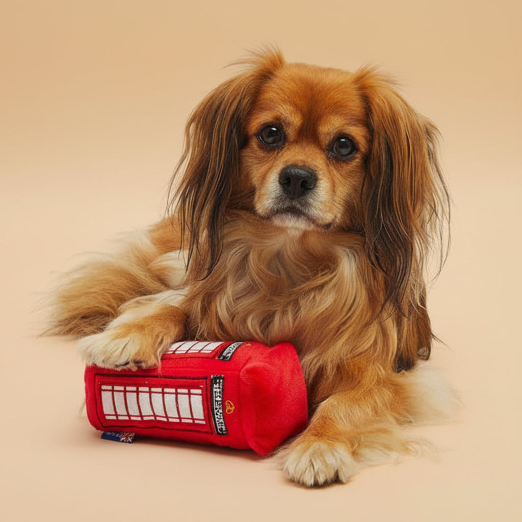 Telebone British Plush Dog Toy
