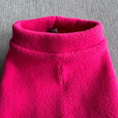 Tiny Toastie Water Repellent Fleece Dog Coat by My Chi and Me Hot Pink