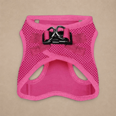 Tiny Trails Step In Air Mesh Puppy and Small Dog Harness Hot Pink