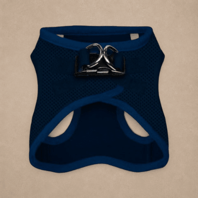 Tiny Trails Step In Air Mesh Puppy and Small Dog Harness Navy