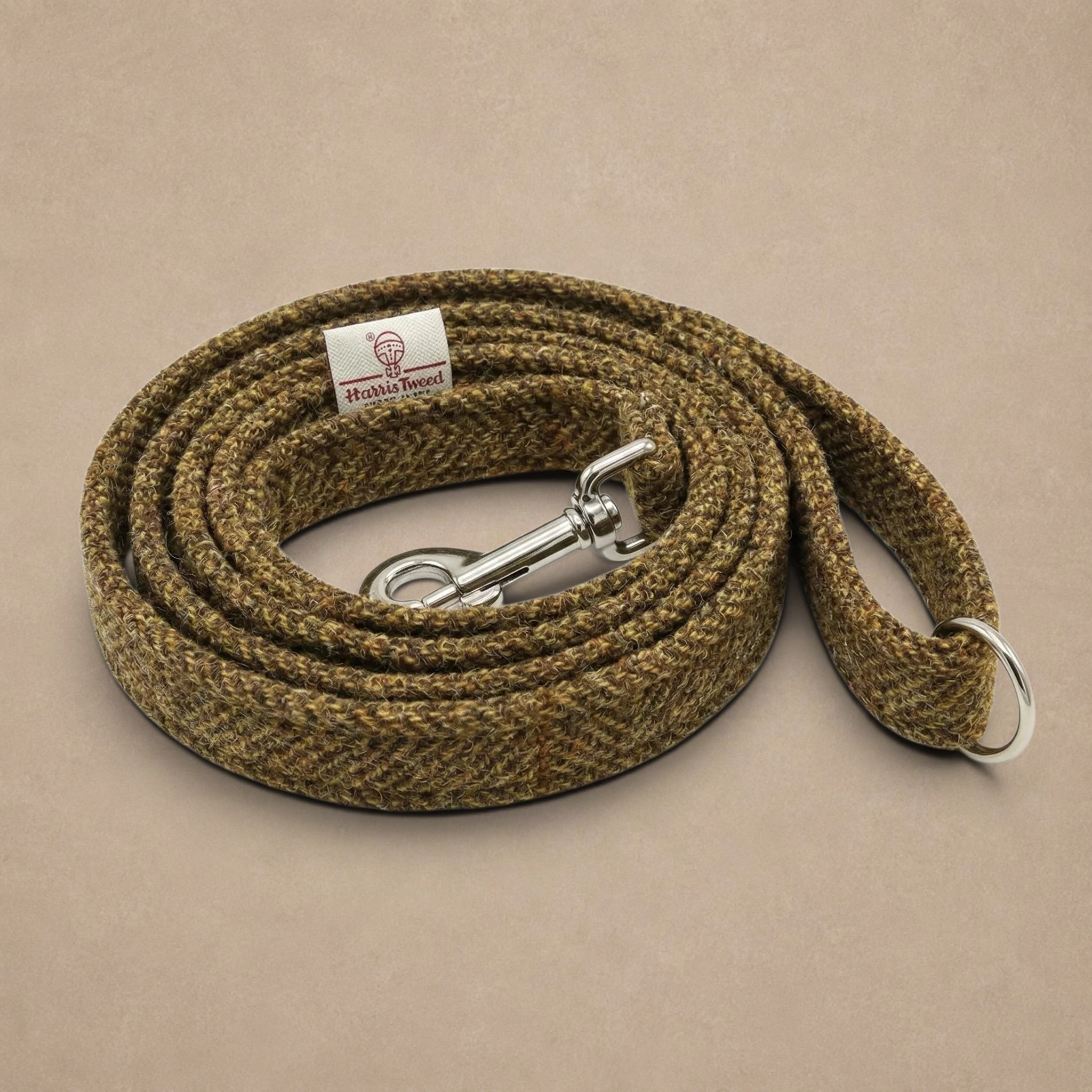 Totally Traditional Herringbone Luxury Harris Tweed Dog Lead