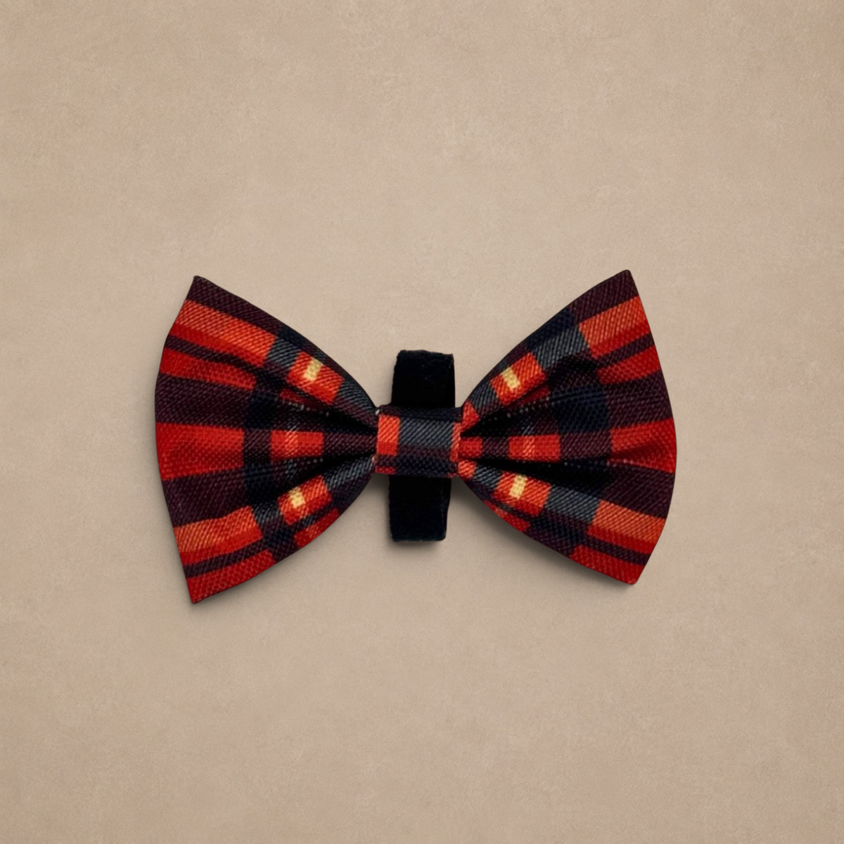 Dog Bow Tie - Red Tartan