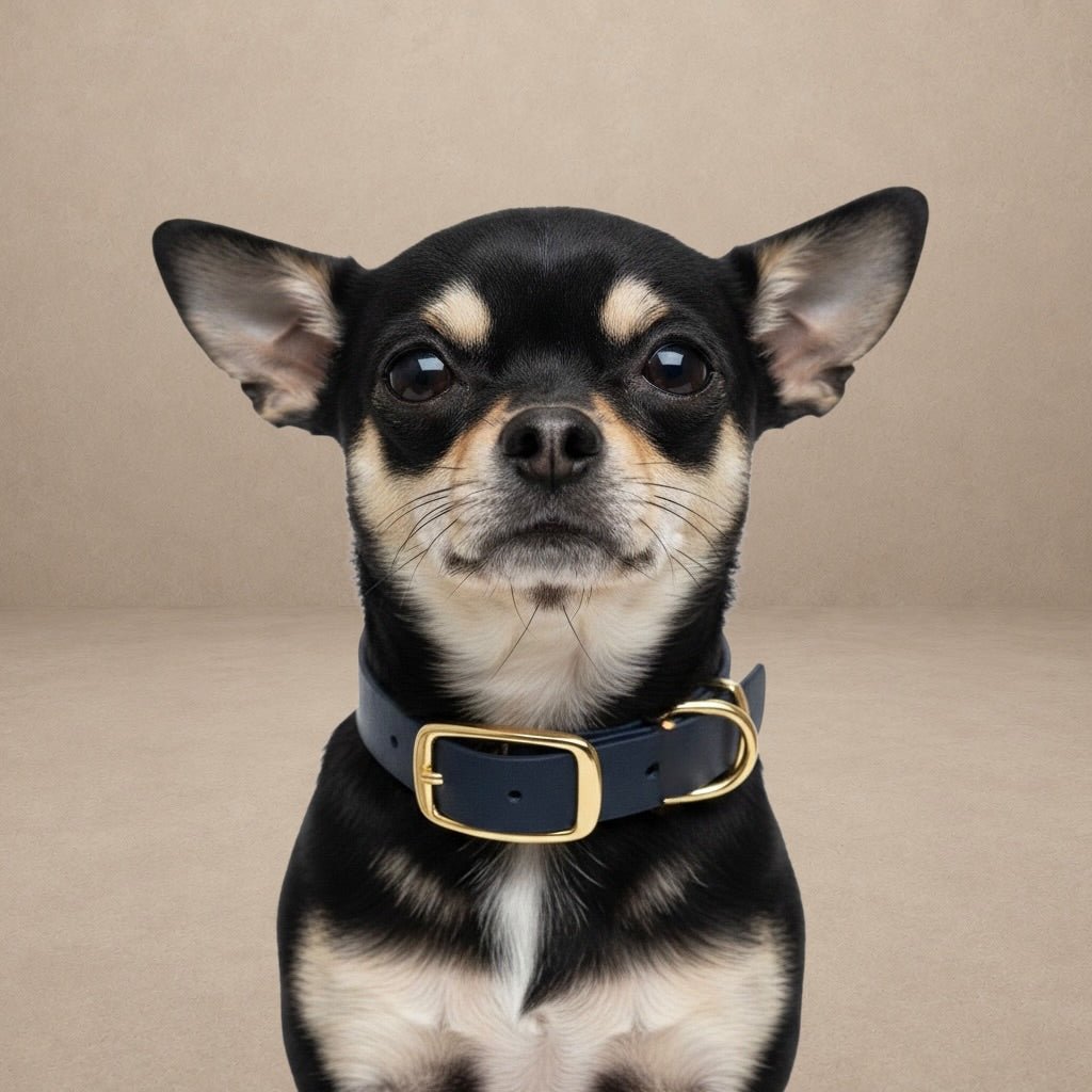 Black Waterproof Biothane Buckle Dog Collar