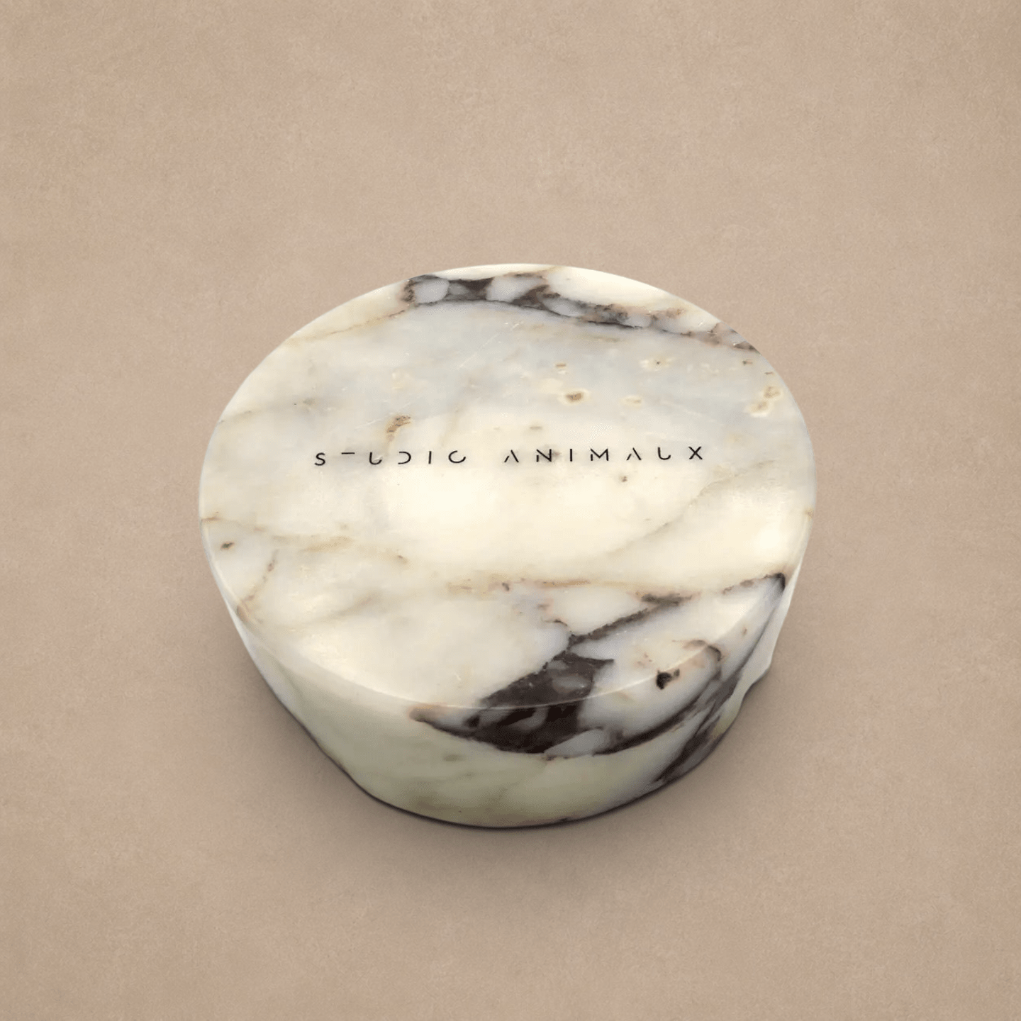 Calacatta Viola Marble Dog Bowl