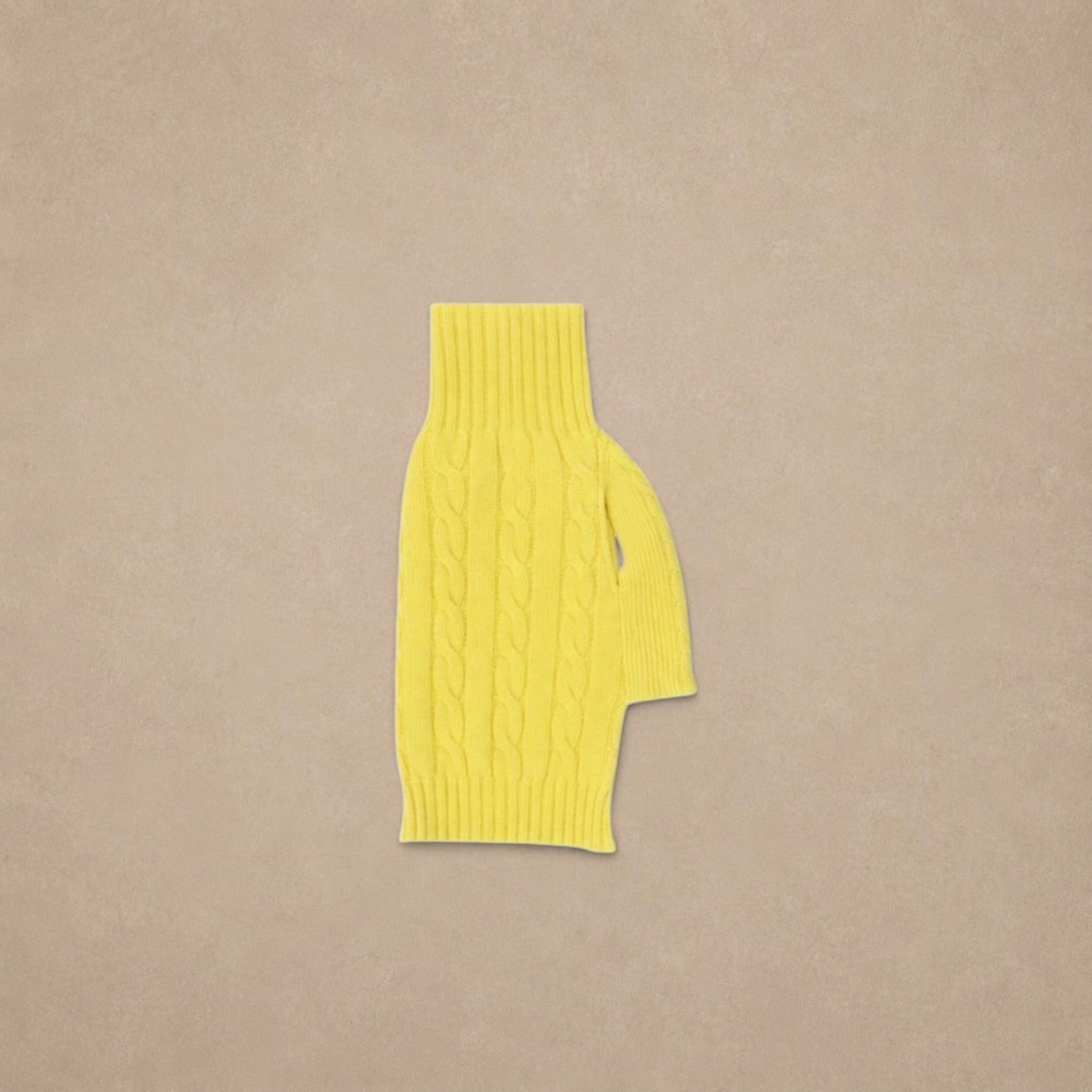 Cashmere Dog Jumper, Lemon Yellow