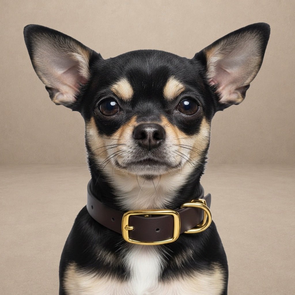 Dark Brown Waterproof Biothane Buckle Dog Collar