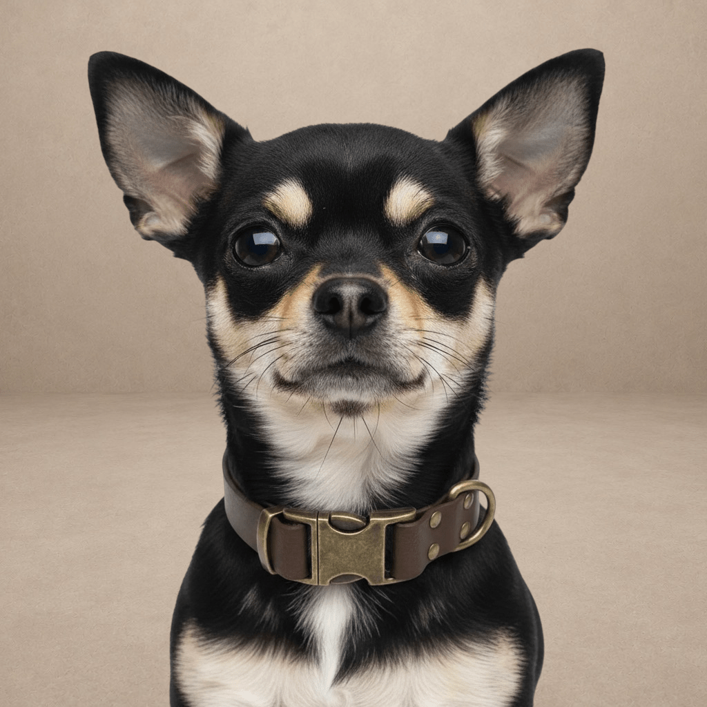 Dark Brown Waterproof Biothane Metal Clasp Dog Collar