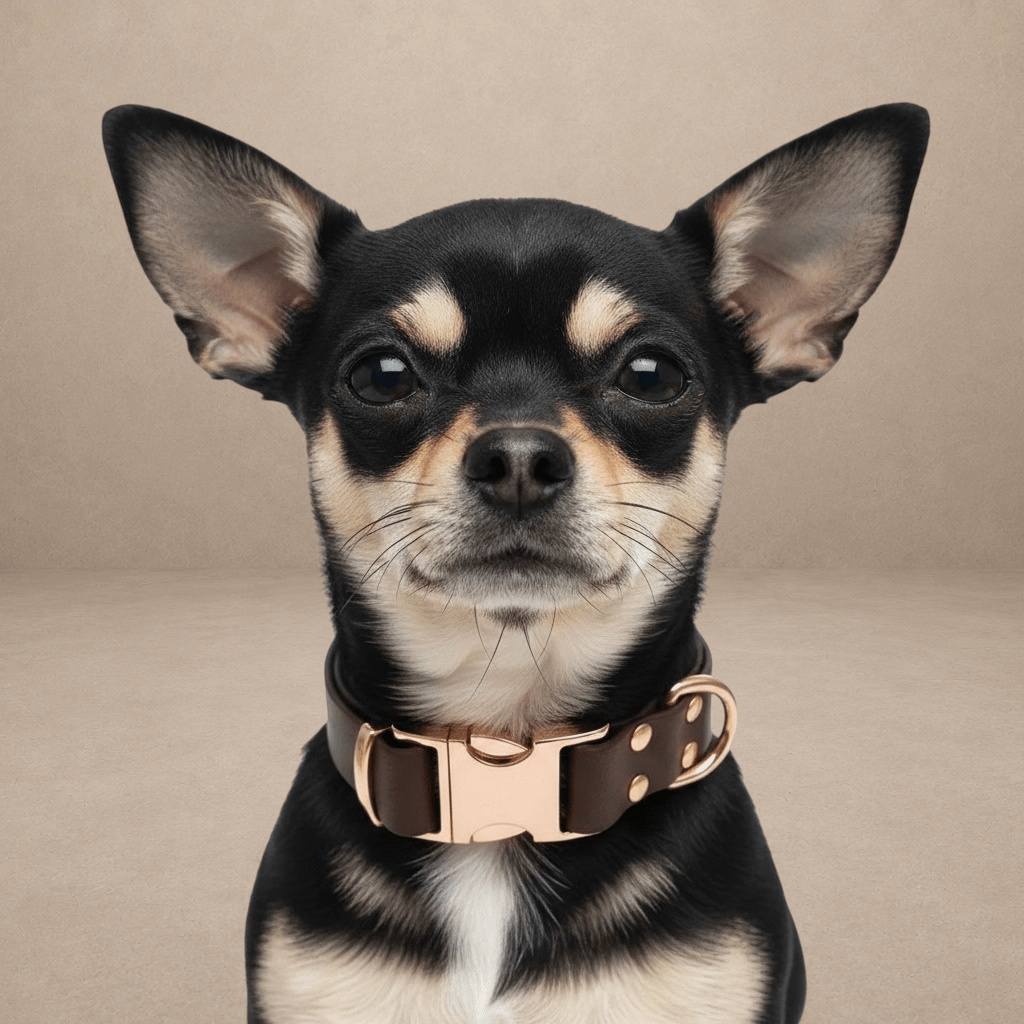 Dark Brown Waterproof Biothane Metal Clasp Dog Collar