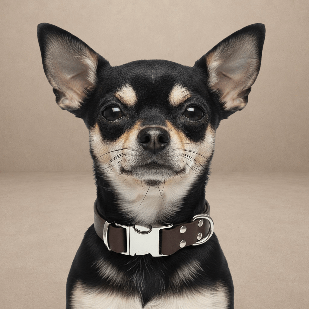 Dark Brown Waterproof Biothane Metal Clasp Dog Collar
