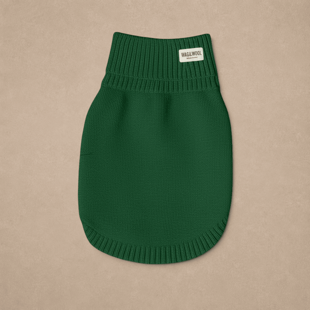Forest Green British Wool Jumper