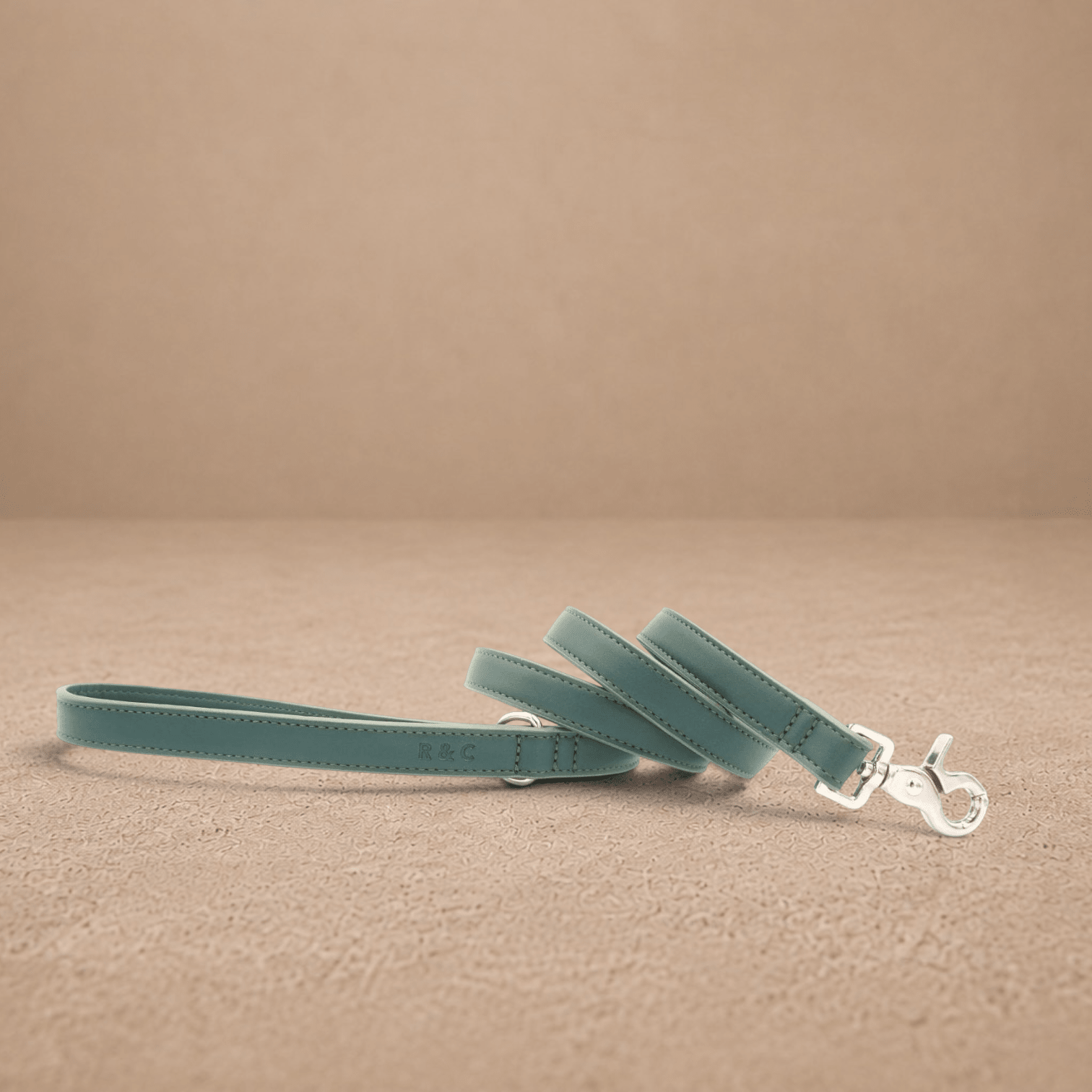 Green Leather Dog Lead