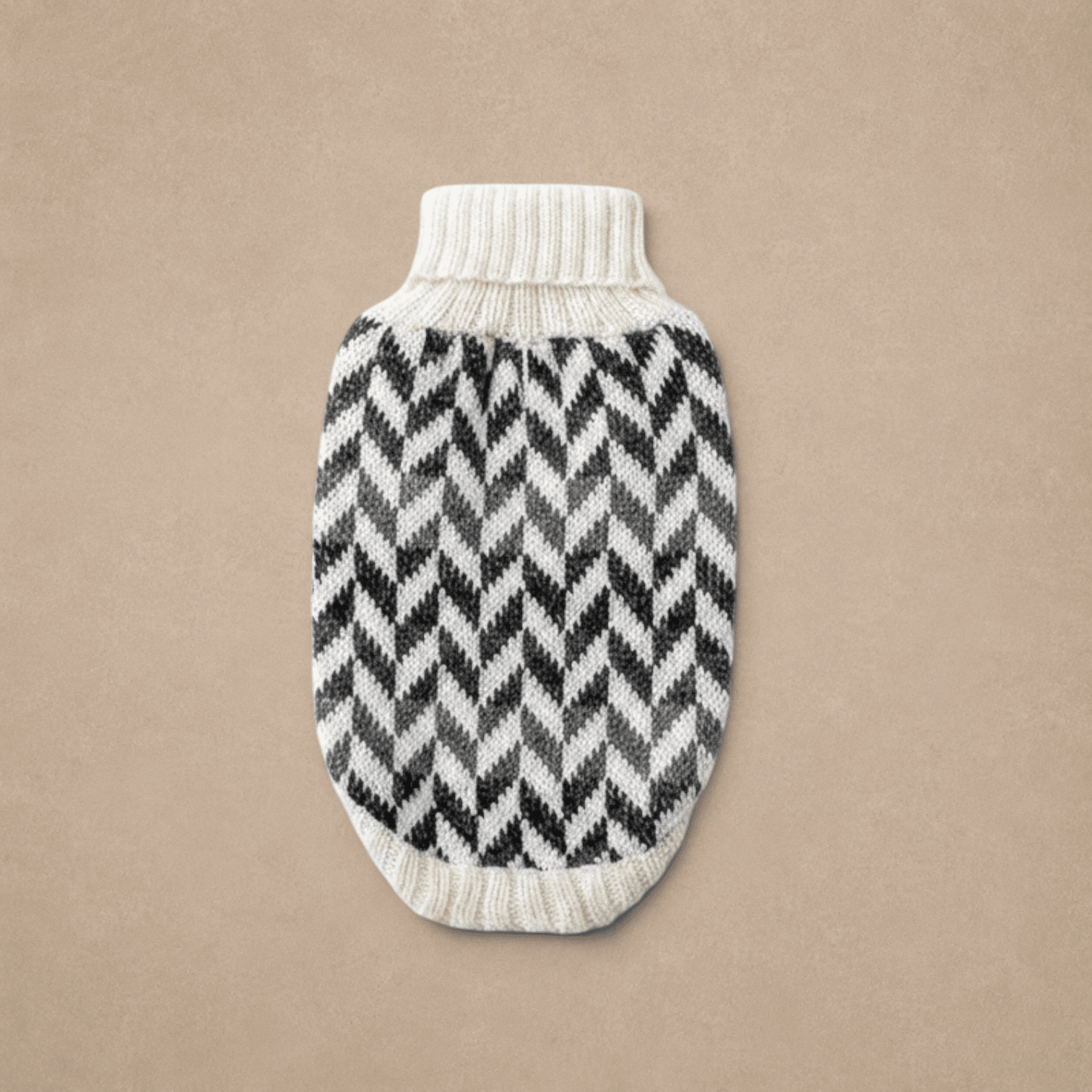 "Herringbone" Handmade Alpaca Wool Dog Jumper