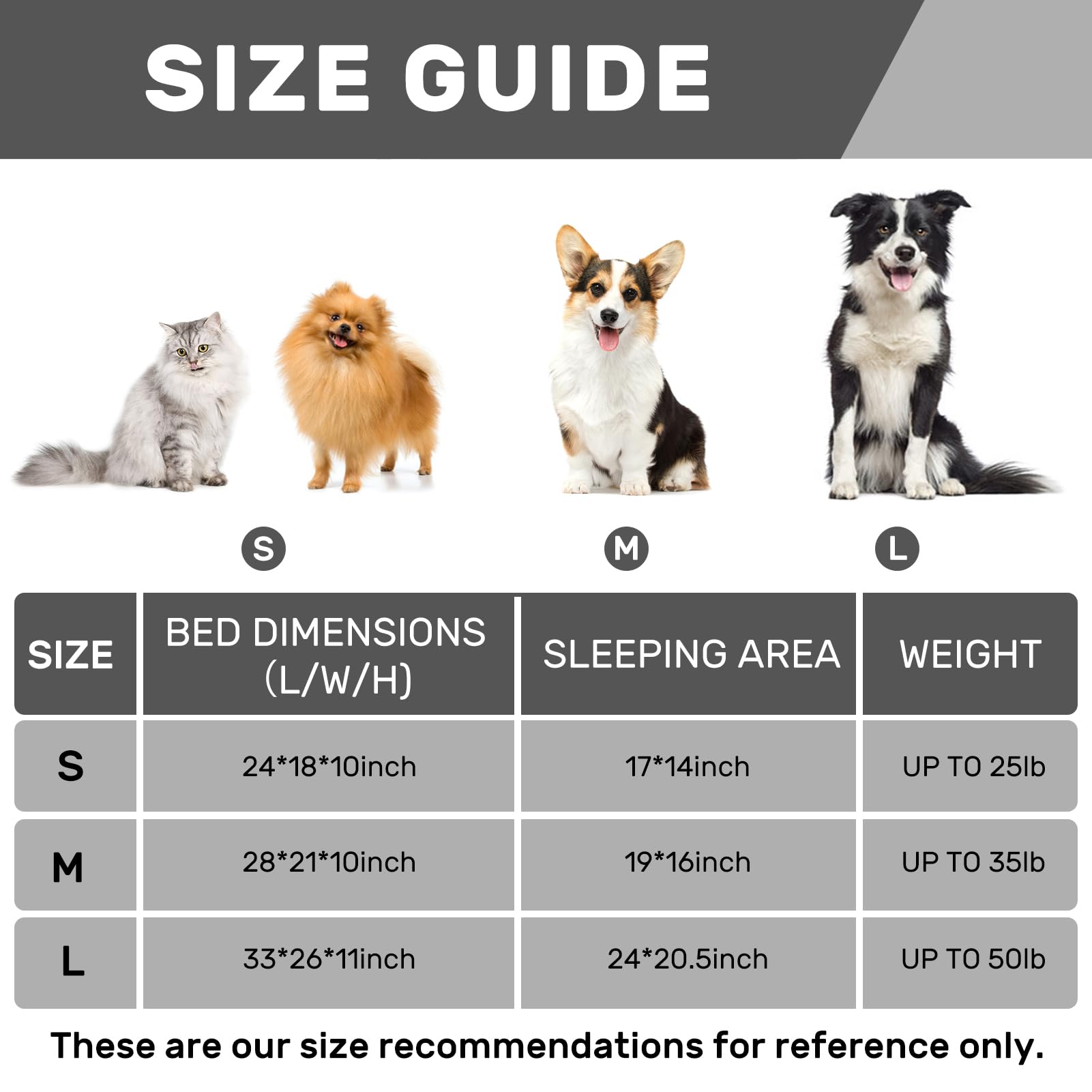 Hollypet Fluffy Plush Sofa Bed for Small Dogs & Cats — Green & White
