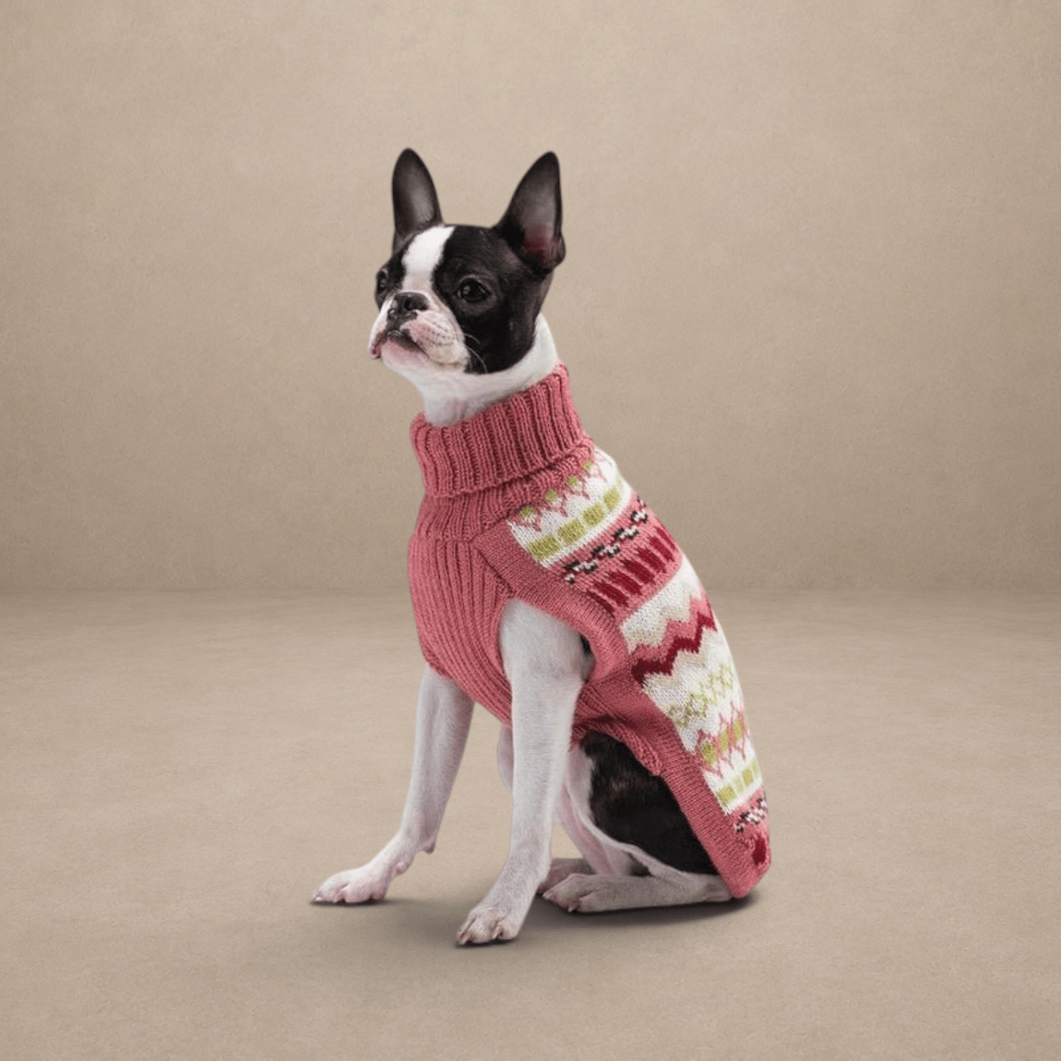 "Iceberg" Handmade Alpaca Wool Dog Jumper