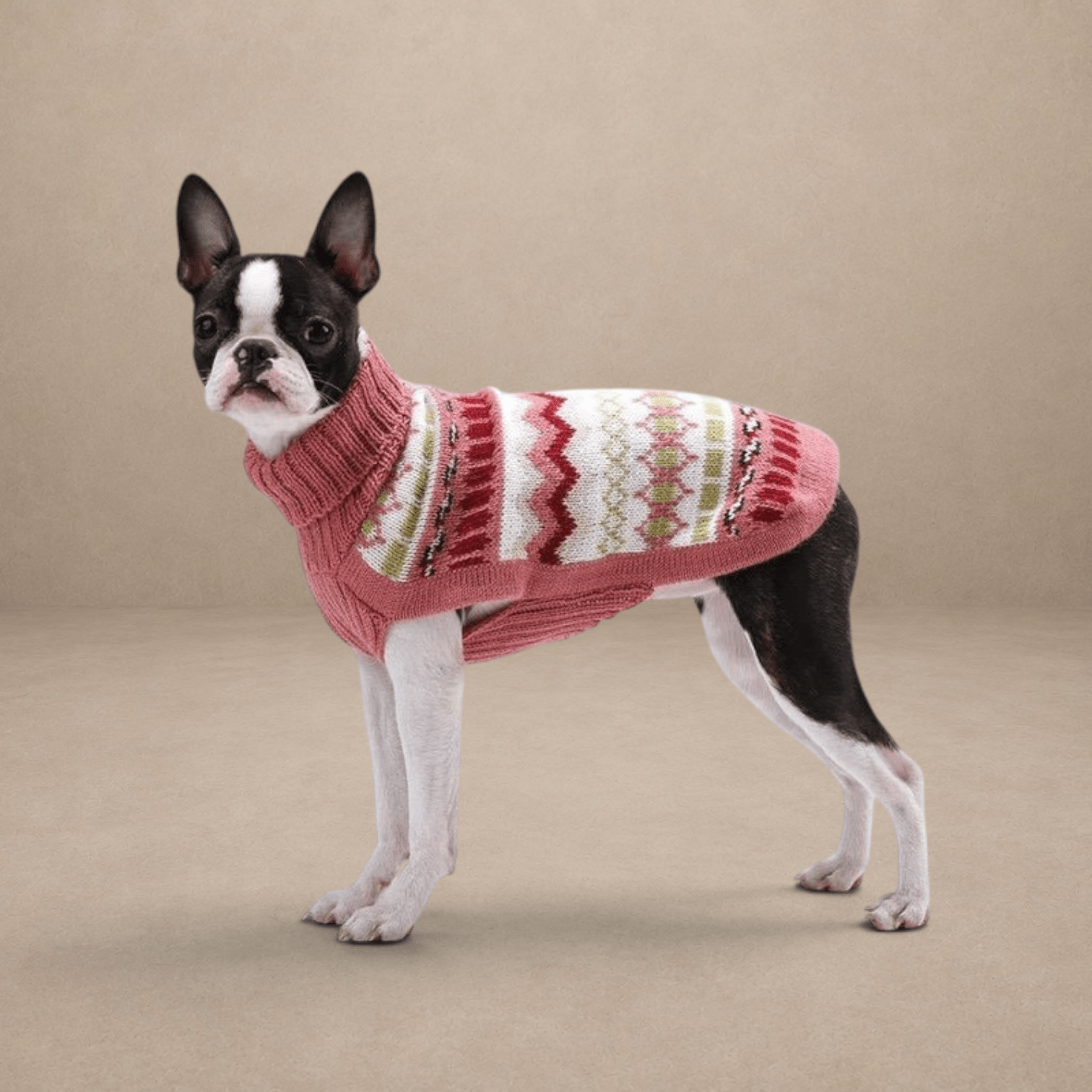 "Iceberg" Handmade Alpaca Wool Dog Jumper
