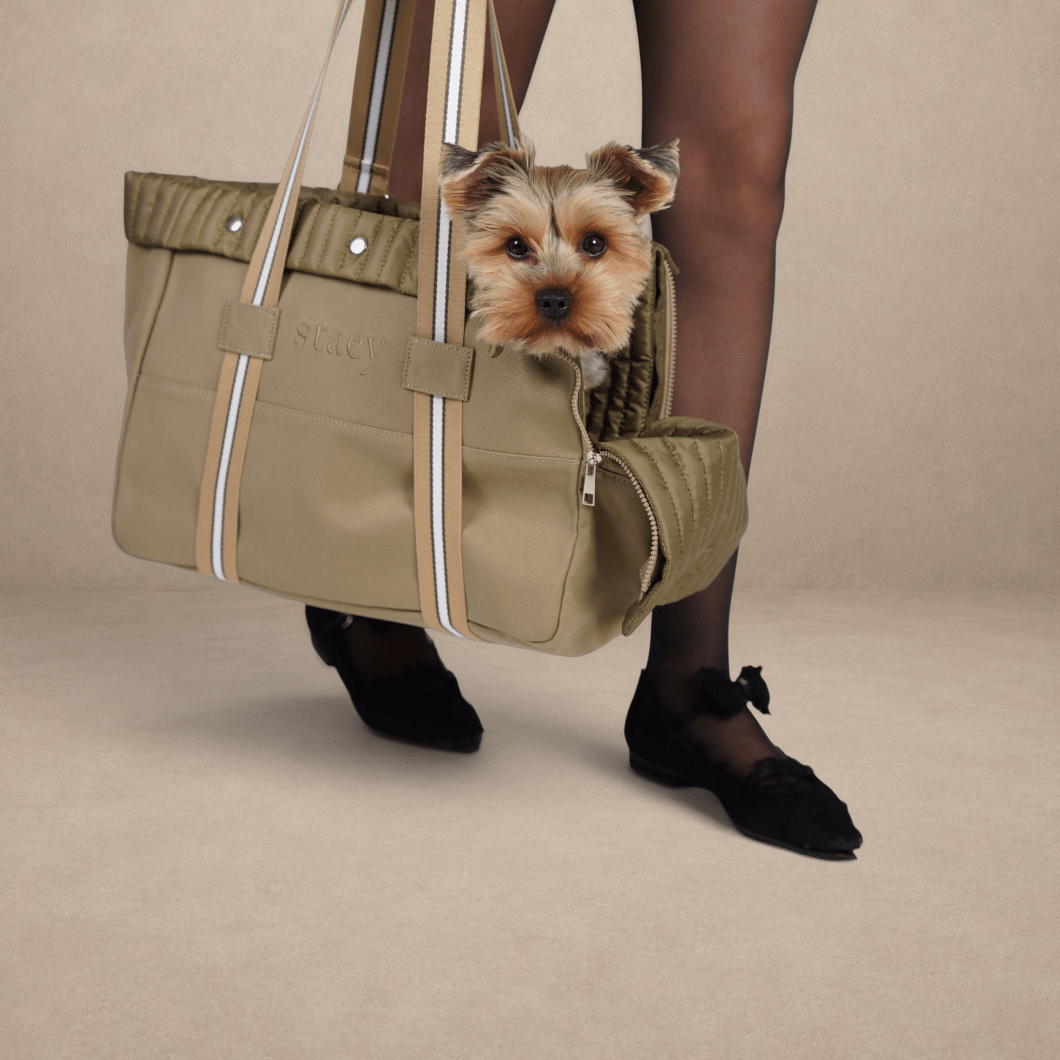Lily Carrier Bag | Taupe