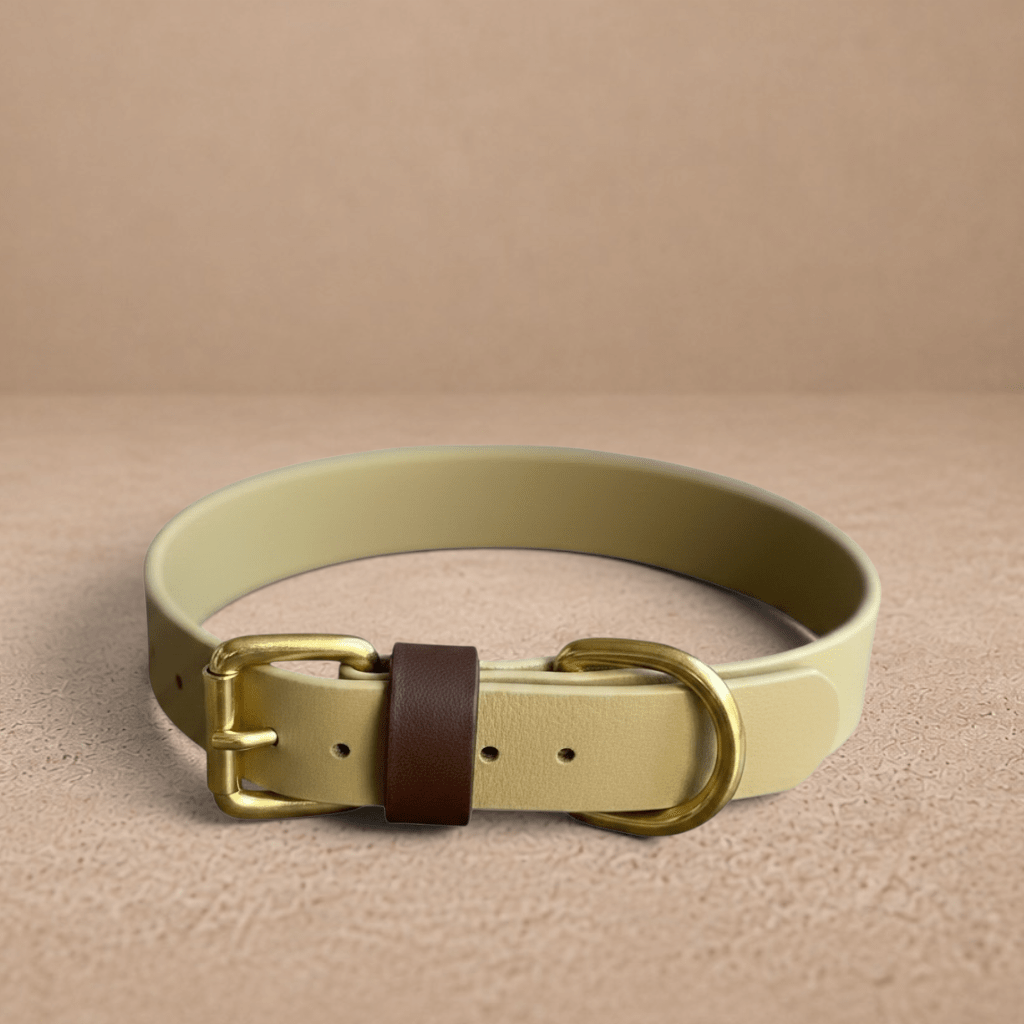 Loki Khaki & Brown Colour Block Collar