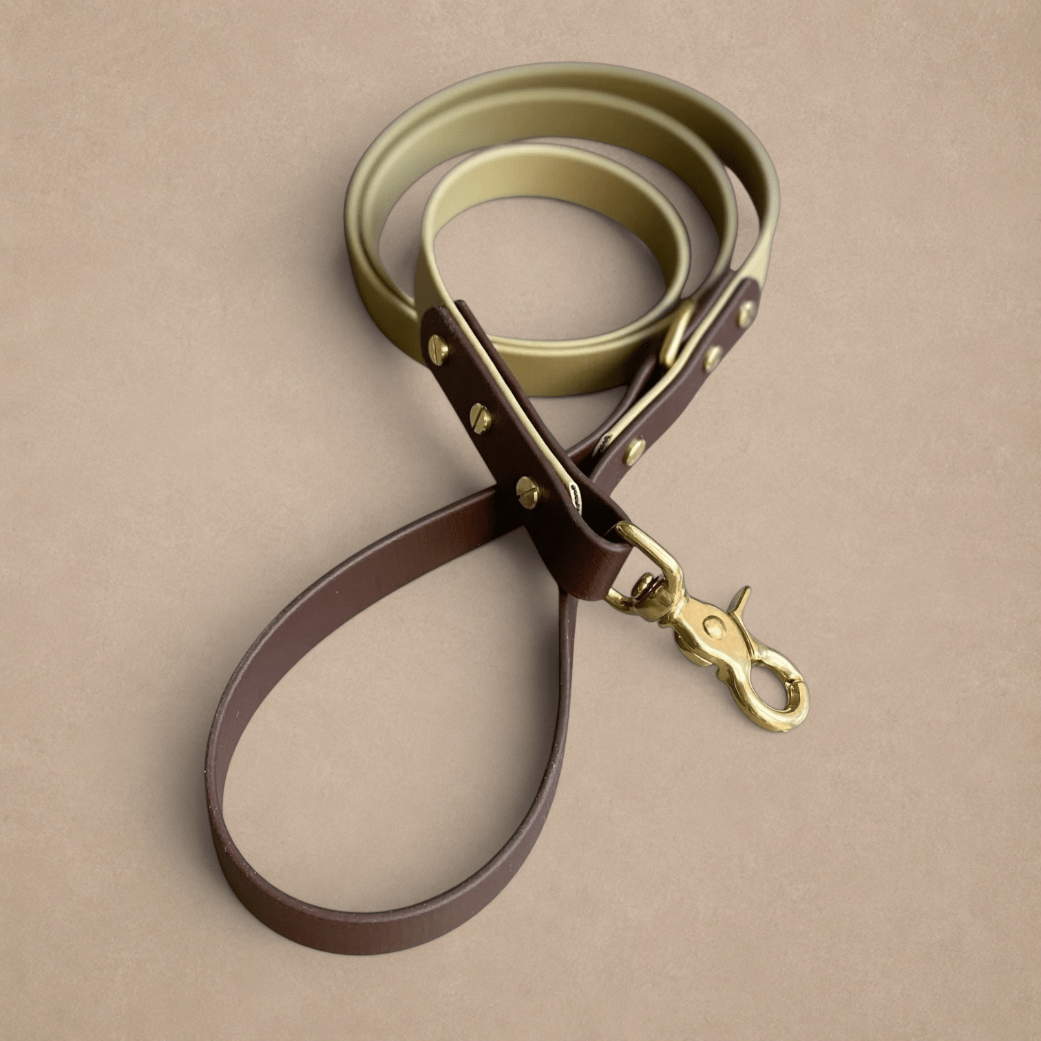 Loki Olive & Brown Colour Block Lead