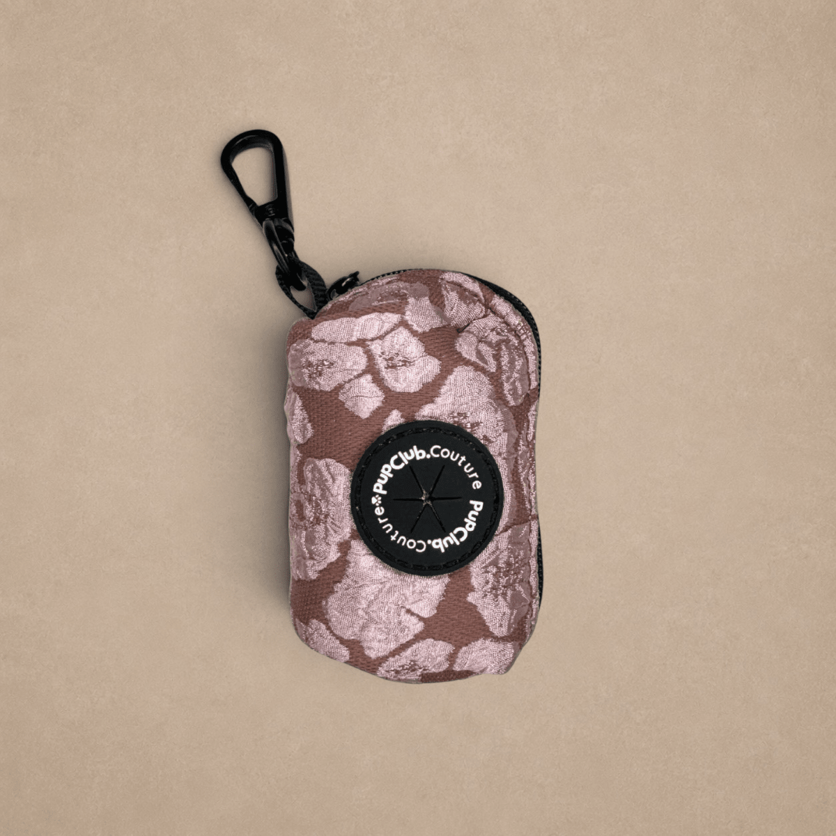 Luxe Poo Bag Holder - Mocha Petals