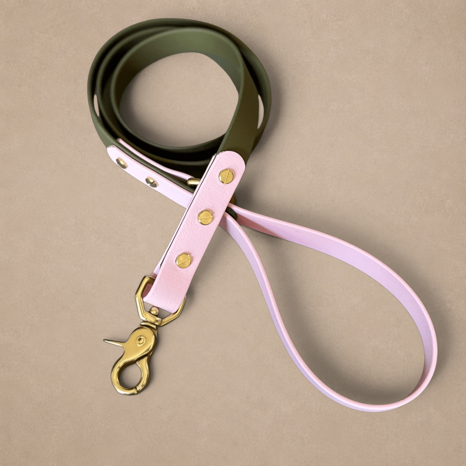 Petra Olive & Pastel Pink Colour Block Lead
