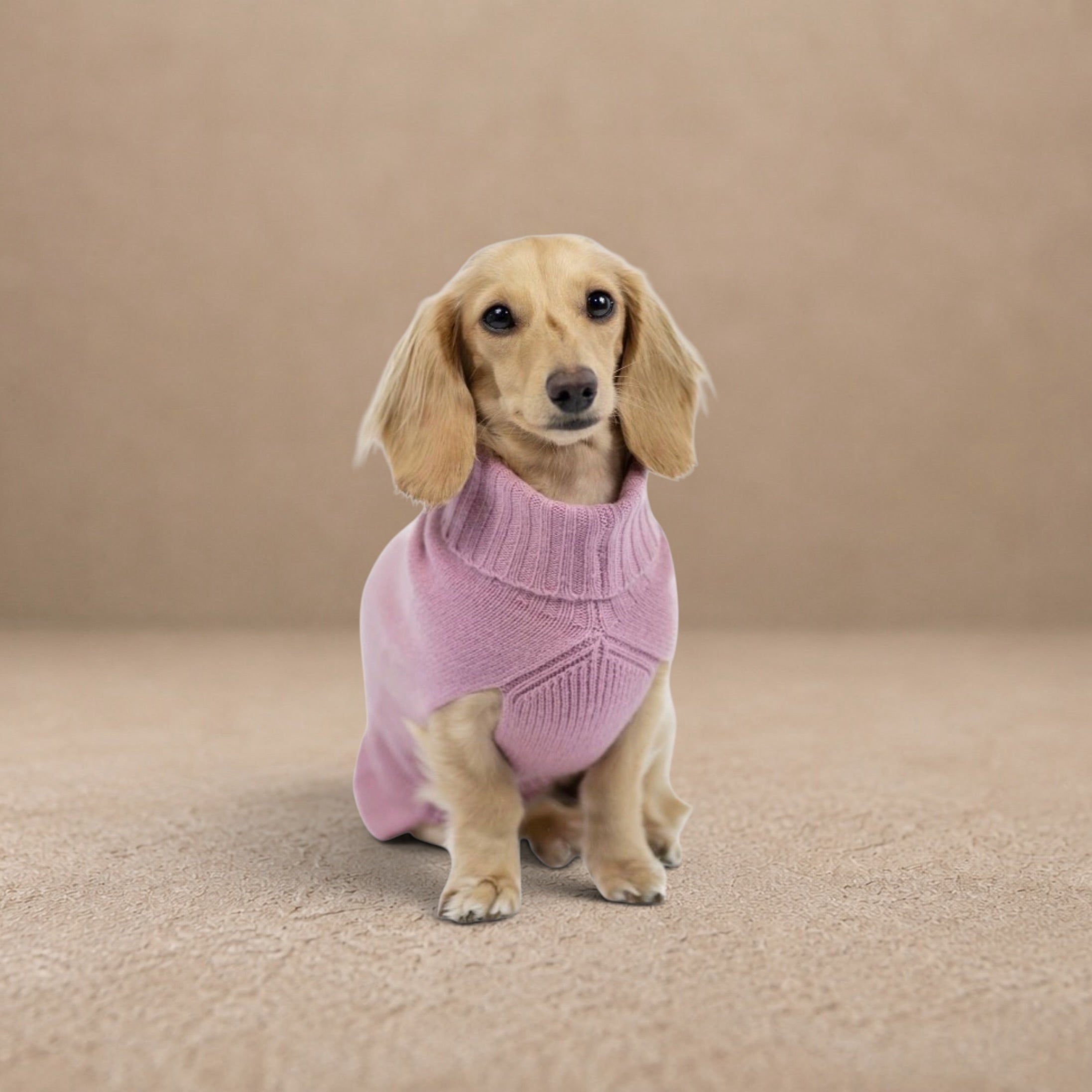Pink Cashmere Dog Jumper