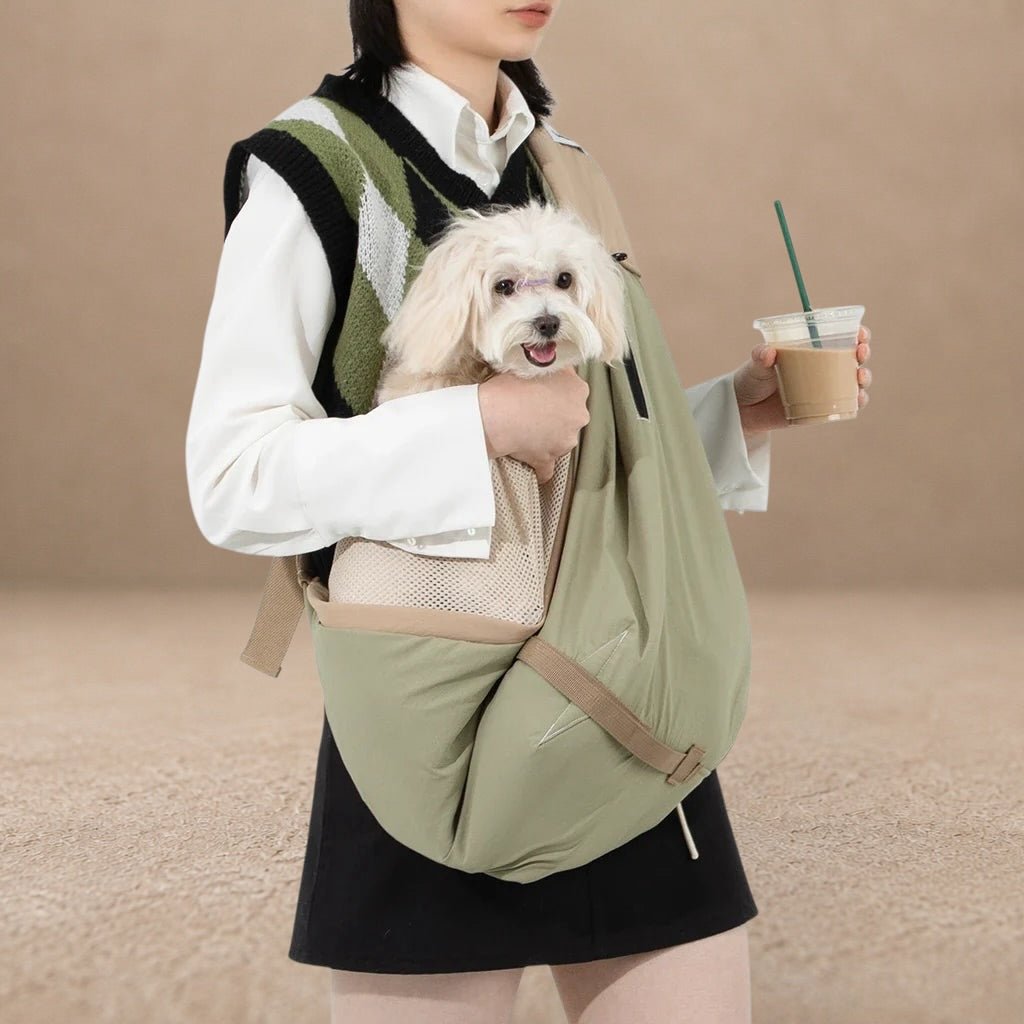 Portable Crossbody Pet Sling Carrier Bag