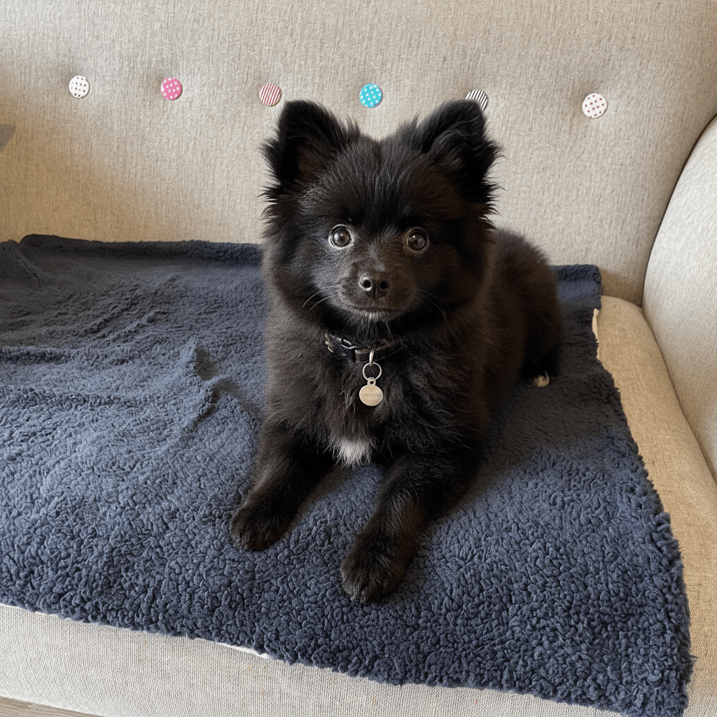 Premium Sherpa Fleece Dog Blanket | Handmade Soft Reversible Pet Throw | Cosy Luxury Dog Bedding UK