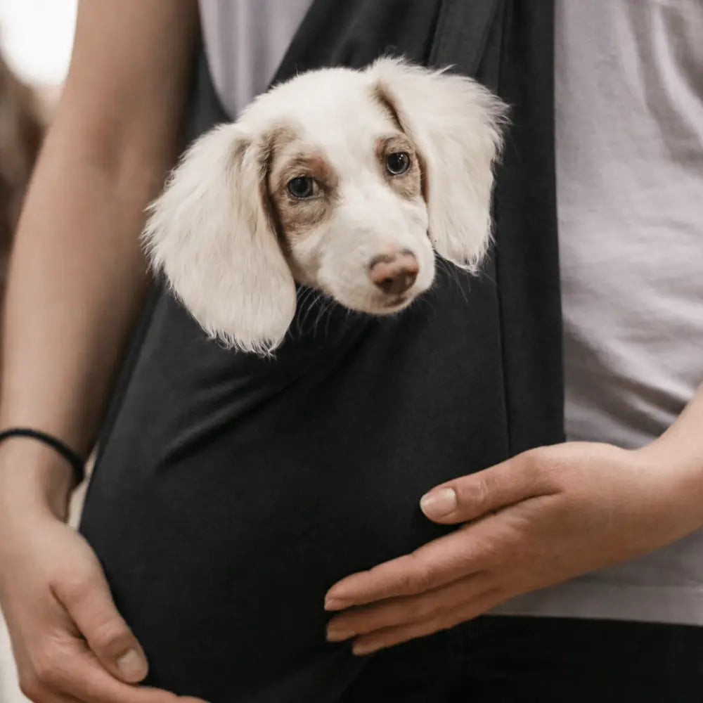 Standard Size Lite Jersey Dog Sling Carrier - Ready to Ship | Hugo and Ted