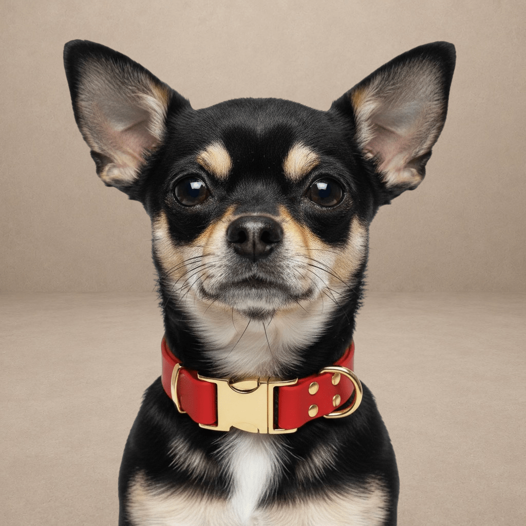 Red Waterproof Biothane Metal Clasp Dog Collar