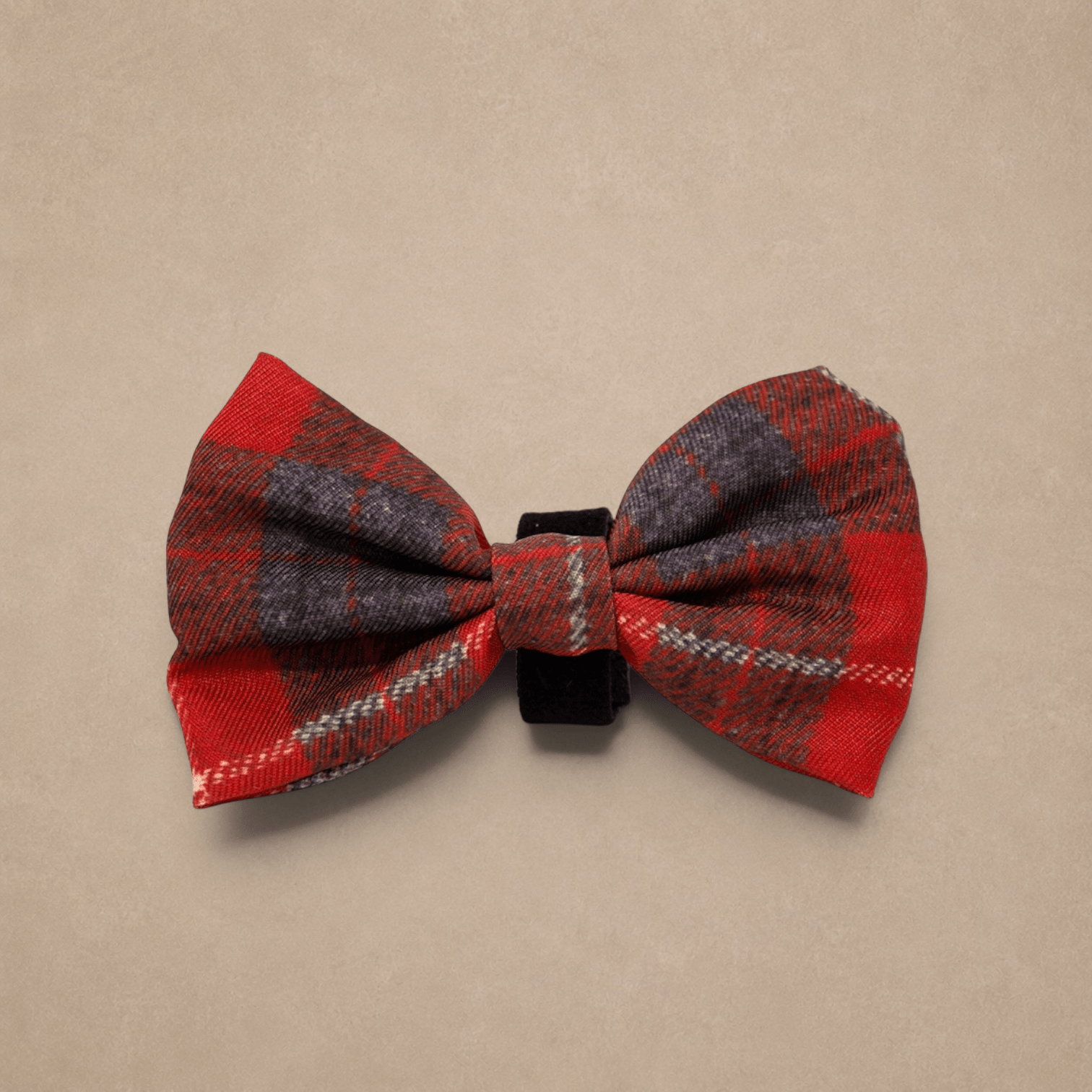 'Sammi' - Red & Grey Check Dog Harness
