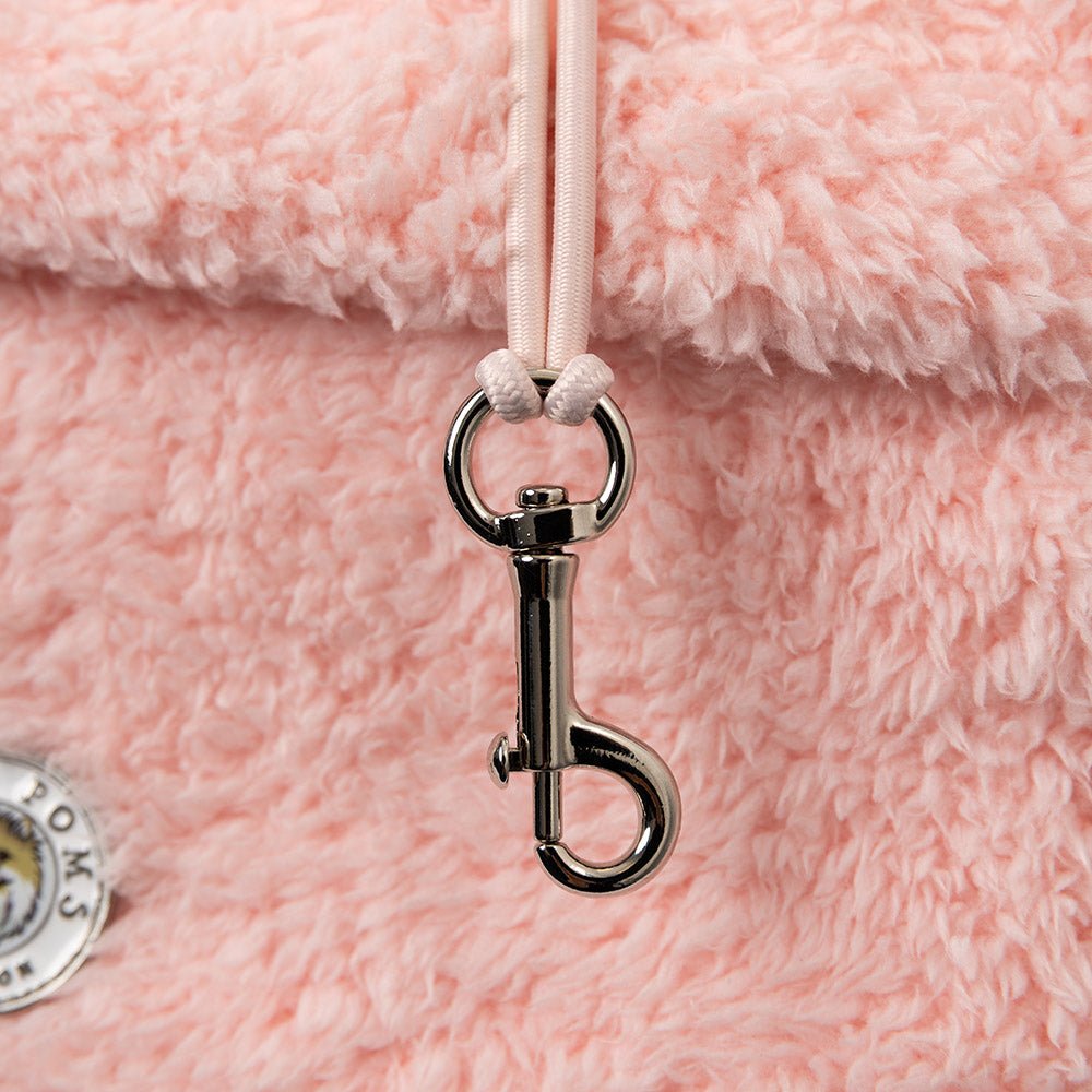 Soho Poms Carnaby Teddy Bear Carrier - Blush Rose