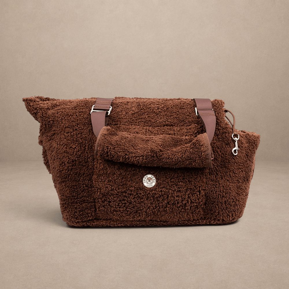 Soho Poms Carnaby Teddy Bear Carrier - Cocoa Bean