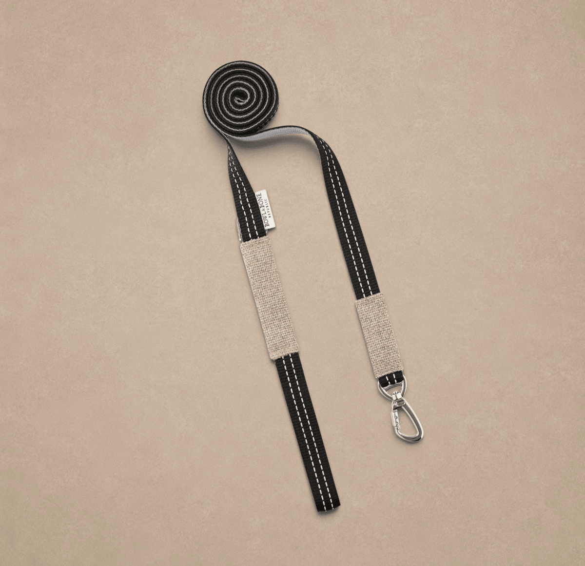 Soho Poms x Bowl & Bone Republic Dog Lead - Cream